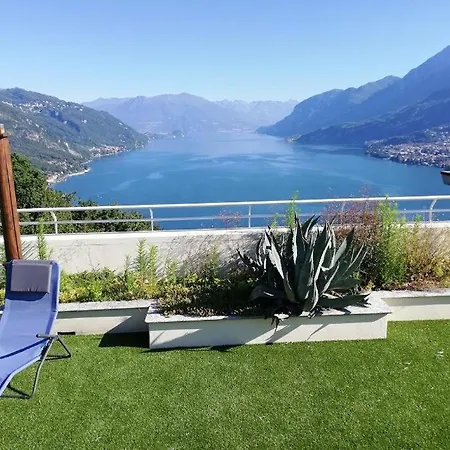 Penthouse With Big Terrace In With Pool * Valbrona