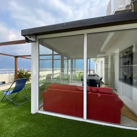 Penthouse With Big Terrace In With Pool Valbrona